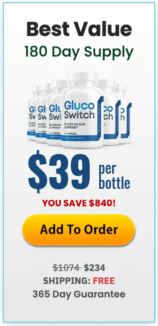GlucoSwitch - order-now-(180 Days Supply) - image